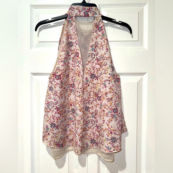 Zara Floral Halter Neck Women’s Top size S EUC - Picture 2 of 12